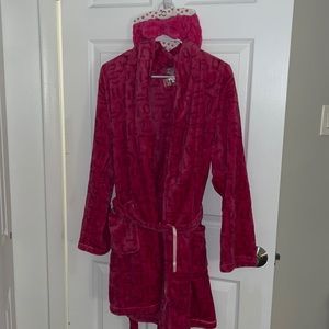 Juicy couture robe with pink headband